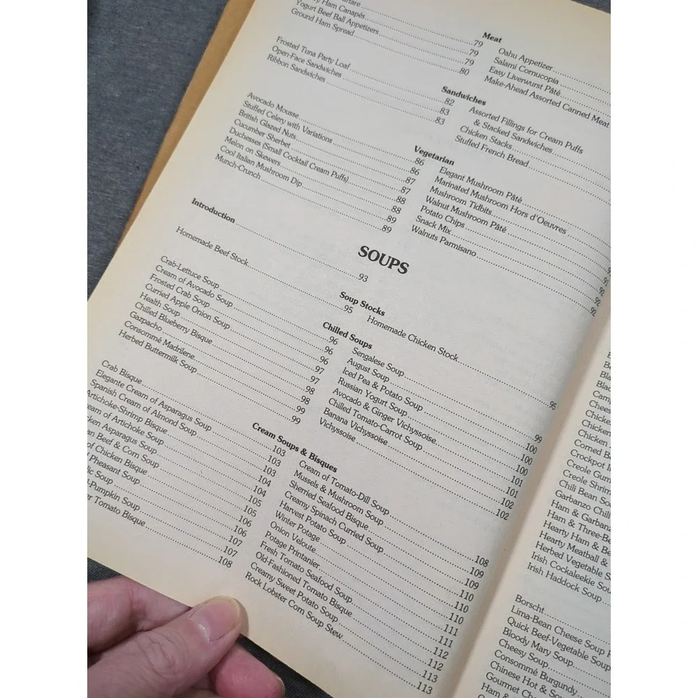 1987‎ The Complete Start-Your-Meal Cookbook Johna Blinn Speedy Gourmet Library